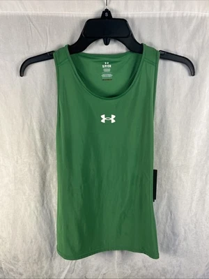 NWT Under Armour HeatGear OG Compression Women's Green Tank 1389832 Size Small - Image 1 of 4
