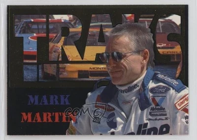 1996 Traks Review & Preview Triple-Chase Gold /3600 Mark Martin #TC3 HOF - Image 1 of 2