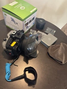 SeaFrogs Panasonic GH5 40 M/130 pieds boîtier sous-marin avec kit port dôme sec 6 pouces - Photo 1 sur 7