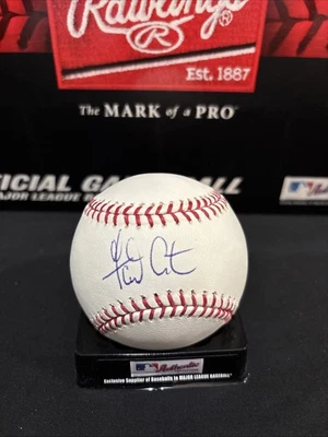 Garrett Atkins Baltimore Orioles/L.A. Béisbol ROML autografiado por Angels Foto 1 de 3