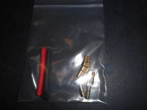 3,5 mm vergoldet Kugel Bananenstecker Stecker/Buchse 4 x Paar - Bild 1 von 2