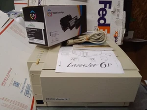 HP LaserJet 6P Printer. Rebuilt. 2 New Toners!! Manual! Cables! Warranty! Nice!! - Picture 1 of 19