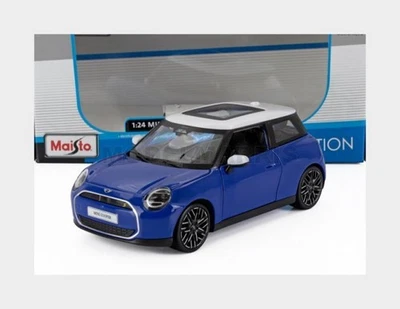 MAISTO 32926BL MINI - COOPER SE (J01) 2024 - BLUE WHITE - 1/24 - Immagine 1 di 2