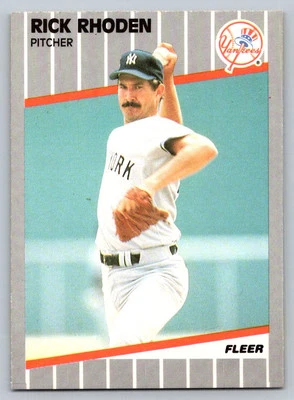 1989 Fleer #266 Rick Rhoden New York Yankees - Image 1 of 2