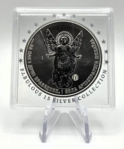 Ukraine 2021 Erzengel Michael Privy F15 1 Oz Silber Unze Ag .999 Münze 3,6k Ex. - Bild 1 von 3
