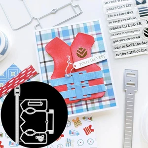 Vest Metal Cutting Dies Embossing Stencil Die Scrapbooking Paper Diy Card Crafts - Picture 1 of 5