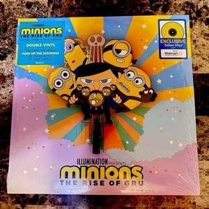 minions The Rise of GRU Soundtrack, 2 LP, Walmart Yellow Vinyl, Sealed - Picture 1 of 4