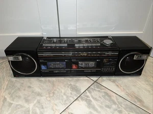 STEREO CASSETTE VINTAGE SONY DOUBLE 5 Band RC-1000 (senza Cavo Alimentazione) - Imagen 1 de 8