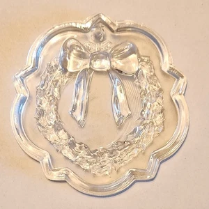 Vintage Fostoria 1970s Lead Crystal Ornament - Picture 1 of 2
