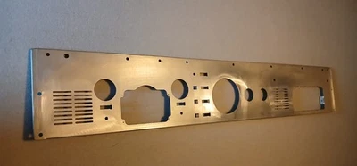 1976-1986 Jeep CJ Steel Dash Instrument Panel Tach Clock Speakers No radio 109CR - Image 1 of 4