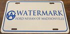 Watermark Ford Nissan Dealership Booster License Plate Madisonville Kentucky