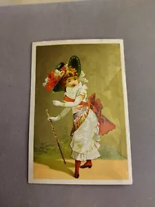 Vintage Victorian Trading Card J. H. Barlow Dealer In Staple & Fancy Groceries - Picture 1 of 2