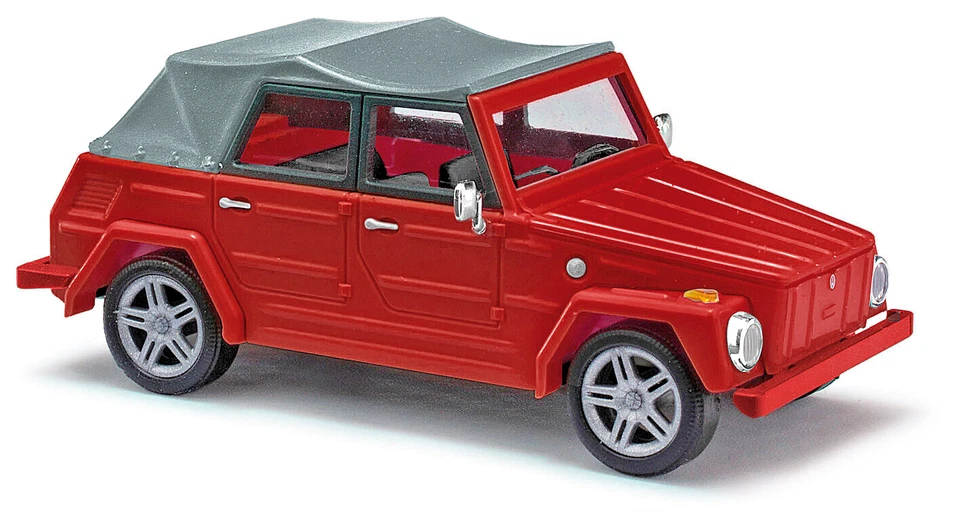 Busch 52706 VW 181 Kurierwagen Vino Rosso, H0 - Immagine 1 di 1