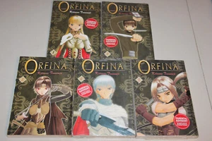 Orfina Volumes 1-5 Manga Graphic Novels, Books 1,2,3,4,5. 4 are NEW,SEALED - Picture 1 of 9