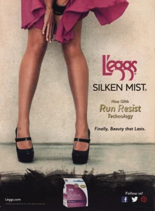 2013 Leggs: Silken Mist Vintage Print Ad - Picture 1 of 1