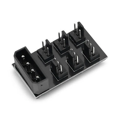 Phobya 4Pin Molex auf 6x 3Pin Splitter - Bild 1 von 4