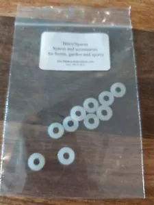 10 X M1.5 X3mm X 0.5mm Nylon Washer - Picture 1 of 1