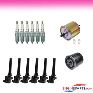 TK Fits 01-05 Ford Escape V6 3.0L Tune up Kit Ignition Coil Plug Filters - Picture 1 of 1