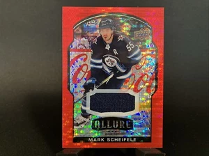 2020-21 UD Allure Red Rainbow Jersey Mark Scheifele Winnipeg Jets #61 - Picture 1 of 6