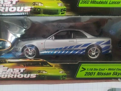 Racing Champions ERTL Fast and Furious Brian's  Nissan Skyline Gtr Scale   1:18  - Immagine 1 di 2