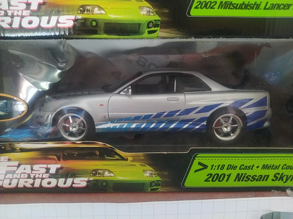 Racing Champions ERTL Fast and Furious Brian's  Nissan Skyline Gtr Scale   1:18  - Immagine 1 di 2