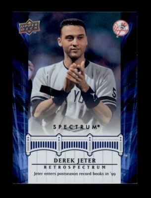 2008 UPPER DECK SPECTRUM RETROSPECTRUM #DJ40 DEREK JETER NEW YORK YANKEES HOF - Image 1 of 2