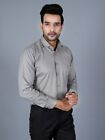 Men Luxury Business Shirts Long Sleeve Slim Fit Dress Royal Casual Blouse Top US