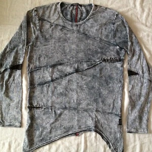 CIPO & BAXX PREMIUM PULLOVER L/S T-SHIRT SZ XL SLIM EU PUNK DESIGN - Picture 1 of 12