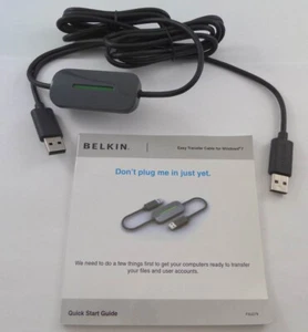 BELKIN EASY TRANSFER CABLE FOR WINDOWS 7 - Picture 1 of 3