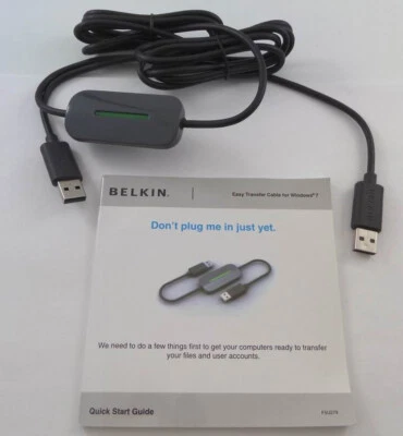 BELKIN EASY TRANSFER CABLE FOR WINDOWS 7 - Image 1 of 3