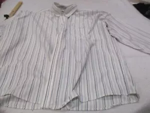 manhattan shirtmakers long sleeve shirt sz 18 1/2 34/35 - Picture 1 of 5