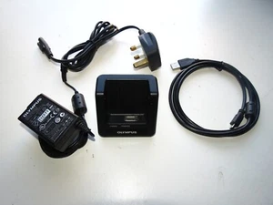 OLYMPUS CR15 Docking Station Cradle, A517 Power Supply Adapter for DS-7000 -3500 - Picture 1 of 4