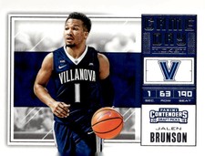 2018 Panini Contenders Draft Picks Game Day Ticket RC #34 Jalen Brunson (J)