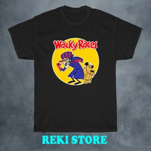 Wacky Races Cartoon Herren schwarz Größe S-5XL - Bild 1 von 1