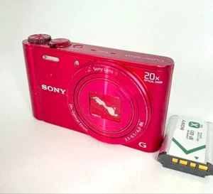 SONY Cyber-shot DSC-WX300 red Digital Camera from japan Japanese language only - Picture 1 of 8