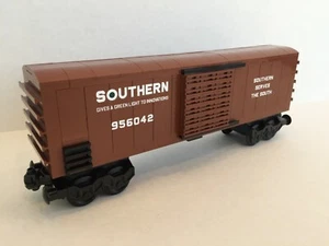 Custom Lego Train Boxcar MOC PDF Instructions - No Bricks - Picture 1 of 10