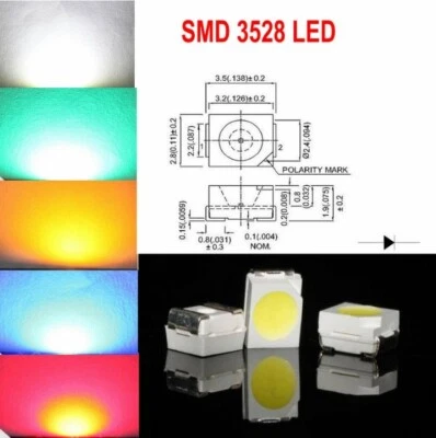 20 Led SMD 3528 alta luminosità (1210) - Immagine 1 di 2