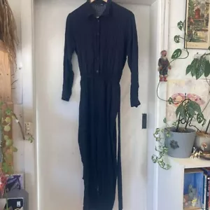 MARIMEKKO X UNIQLO Women Viscose Long Sleeve Jumpsuit Dots SIZE XS - Picture 1 of 6
