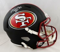george kittle autographed helmet
