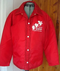 Vintage Mercury Sportswear L-XL Rot Windbreaker Rem. Liner Canada Yukon Klondike - Bild 1 von 11