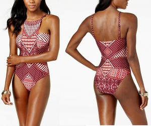 snakeskin print deep v plunge one piece swim