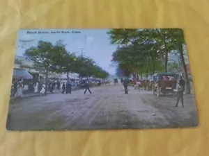 1912 POSTCARD BEACH STREET STUDIO PHOTOS SHOOTING GALLERY SAVIN ROCK CONNECTICUT - Bild 1 von 3