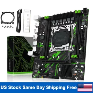 Placa madre X99 LGA 2011-3 USB 2.0 USB 3.0 compatible con RAM DDR4 para Xeon E5 V3 V4 - Imagen 1 de 16