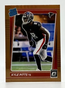 2021 Donruss Optic Bronze Prizm #211 Kyle Pitts RC Atlanta Falcons - Picture 1 of 2