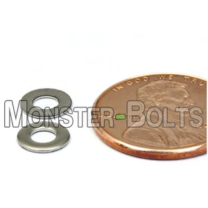 M3 / 3mm Stainless Steel Flat Washer, Metric DIN 125A Grade 18-8 / A2 - Picture 1 of 3