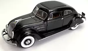 Franklin Mint - Black 1934 Chrysler Airflow - 1:24 Scale - NO BOX - Picture 1 of 9