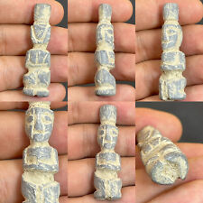 Near Eastern Antiques Old Stone Carved Small Human Figure Statue