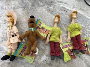 3 x Groovy Bean Bag Dolls - Scooby-Doo And Shaggy & Outback Shaggy New - Picture 1 of 5