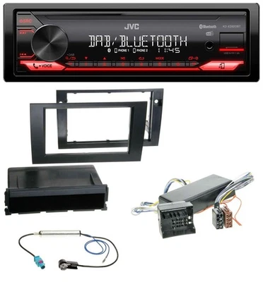 JVC Bluetooth USB DAB MP3 Autoradio für Audi A4 99-01 B5 Symphony Bose Aktivsyst - Bild 1 von 4
