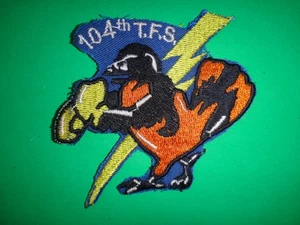 US Air Force 104th Tactical Fighter Squadron WARTHOG Patch - Picture 1 of 3